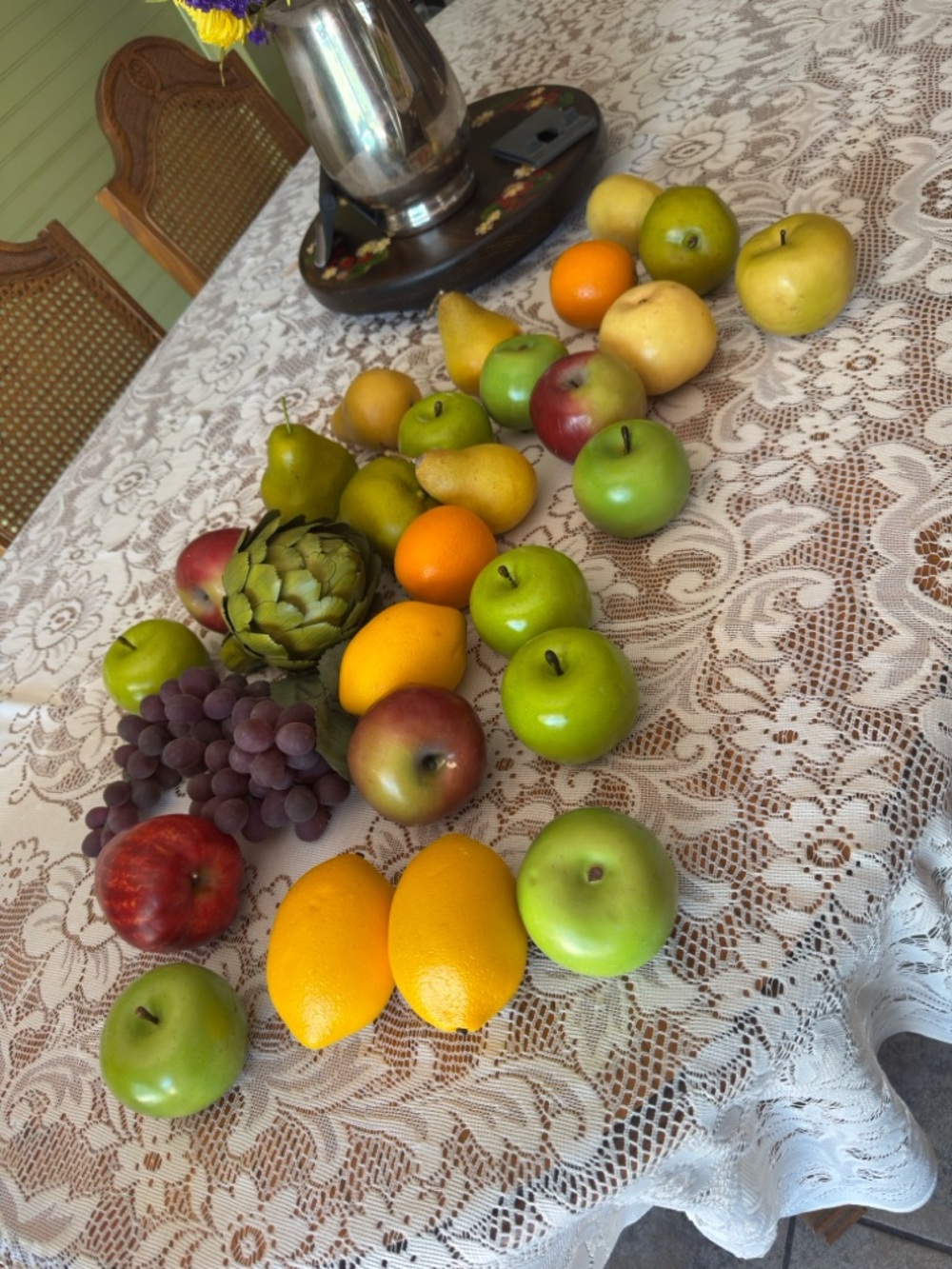 Vibras 80s Faux Fruit Lot-Realistic Decorative Display